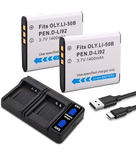 Amazon.com: Kastar 2-Pack Battery Replacement for Olympus Tough TG